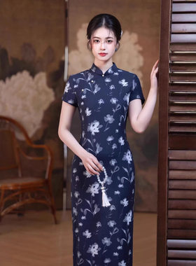 逸红颜女装懿菲2026新款四小姐锦绣依人徐之行年轻新中式绝美旗袍
