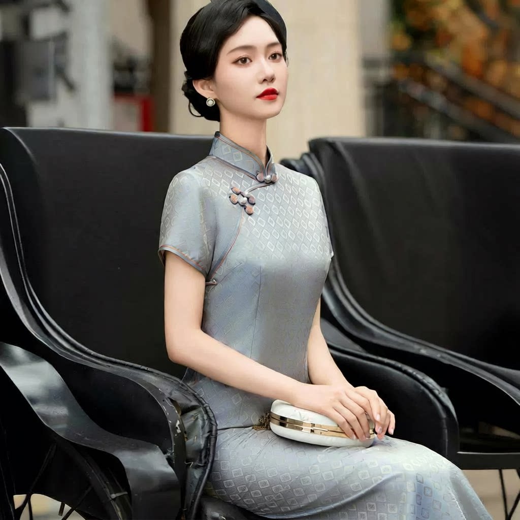 织布鸟女装名兰世家2026新款忆花寻茉希凤翔歌壹美佳人旗袍裙正品图片