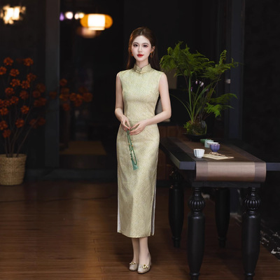 逸红颜女装懿菲2026新款四小姐锦绣依人徐之行年轻新中式绝美旗袍