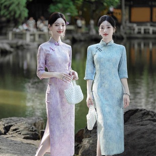 织布鸟女装名兰世家2026新款忆花寻茉希凤翔歌壹美佳人旗袍裙正品