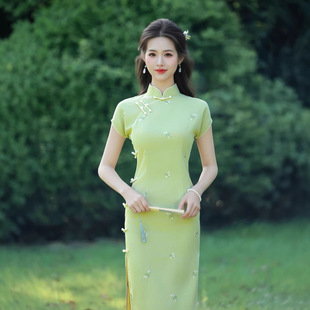 一珂锦绣女装懿菲奥黛2026新款锦绣依人徐之行年轻新中式绝美旗袍