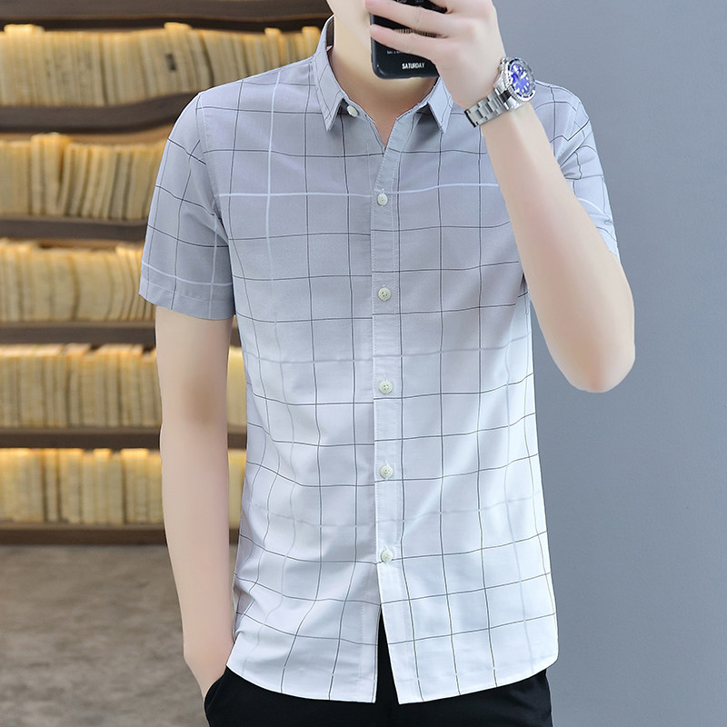 智快鱼乔治白素拼官方旗舰店七彩马唯品会官网男装正品牌袋鼠衬衫