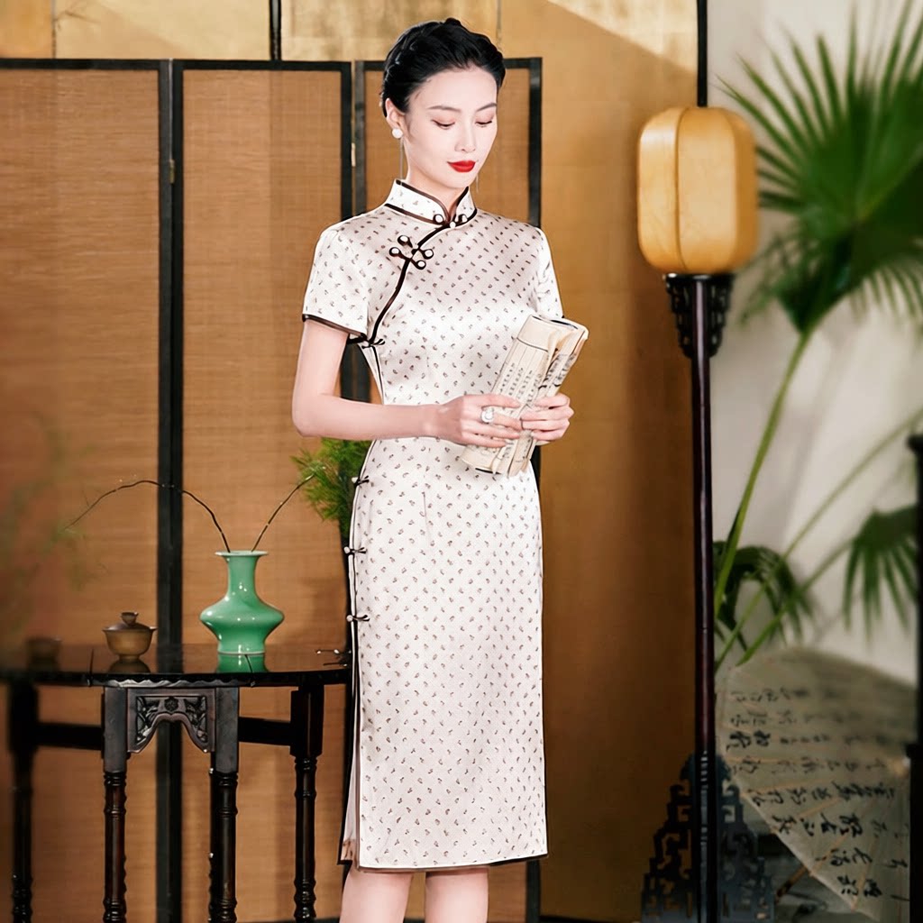 织布鸟女装名兰世家2026新款忆花寻茉希凤翔歌壹美佳人旗袍裙正品图片
