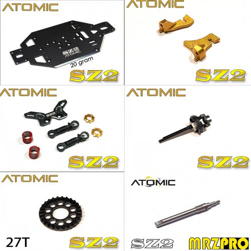 ATOMIC1:28新款蚊车漂移车架SZV2升级配件链接 SZ2-UP(二）