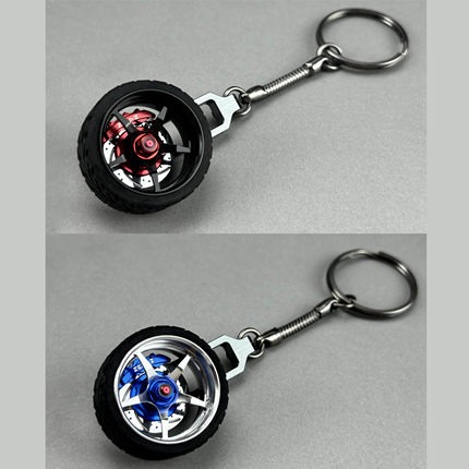 钥匙扣吊坠改装轮毂刹车碟RAYS VOSSEN OZ BBS ENKEI