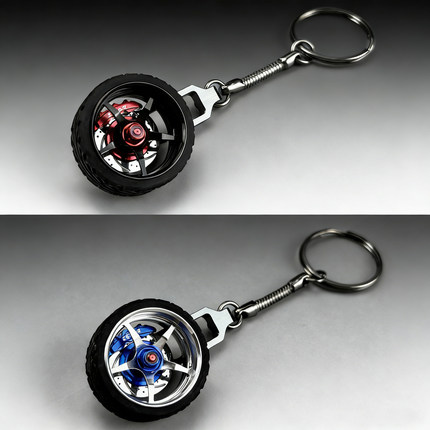 钥匙扣吊坠改装轮毂刹车碟RAYS VOSSEN OZ BBS ENKEI