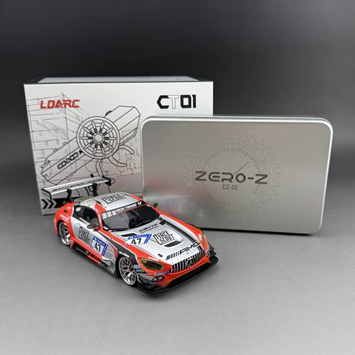 ZERO-Z全新四驱RC遥控蚊车奔驰AMG 银红 金属车架DZ01漂移版