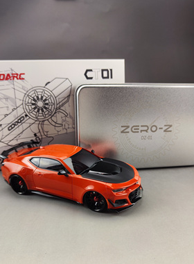 ZERO-Z全新四驱RC遥控蚊车橙色科迈罗 金属车架DZ01漂移版
