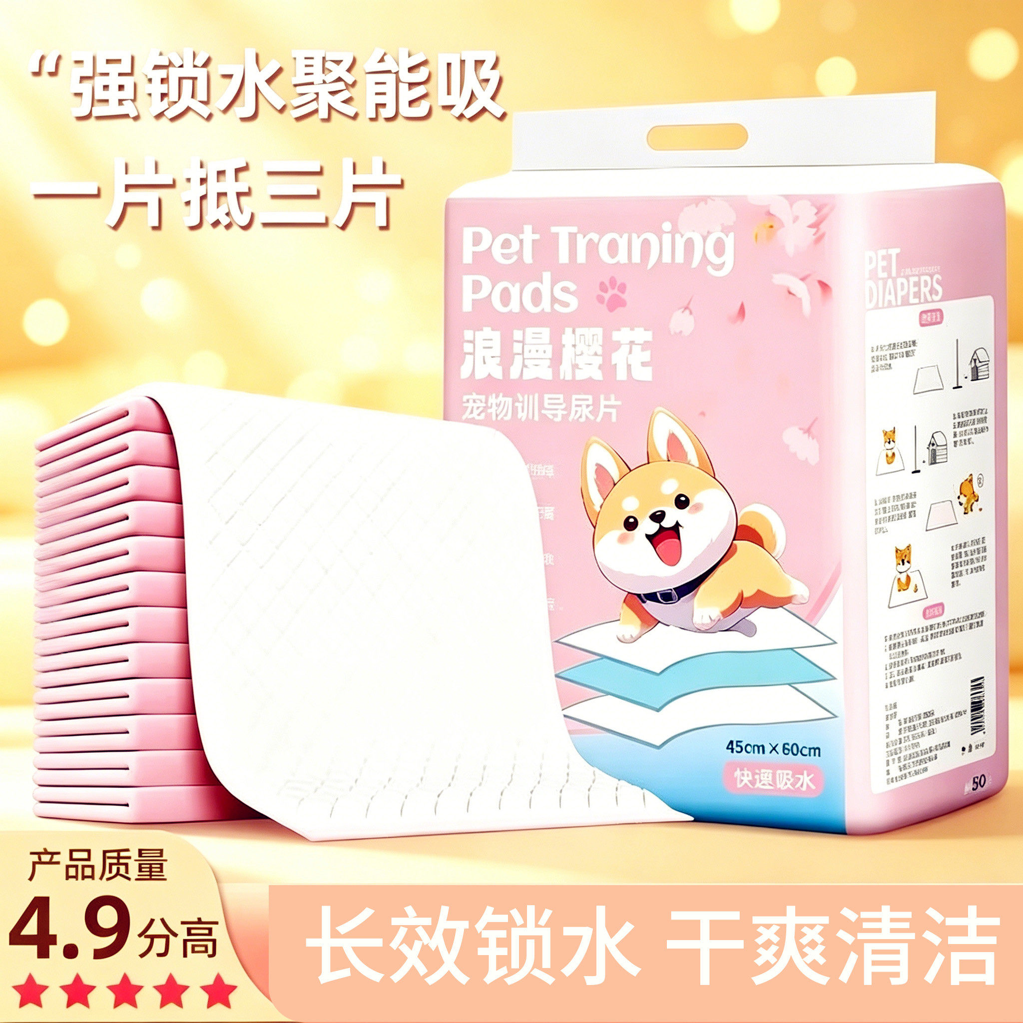 宠物狗狗尿垫加厚除臭吸水泰迪猫咪尿片尿布尿不湿垫吸水垫生产垫