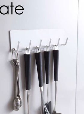 日本山崎YAMAZAKI吸磁铁挂钩北欧强力粘胶挂衣架冰箱侧面磁吸挂架