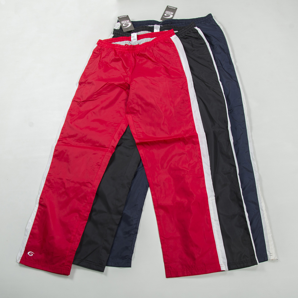 卫裤防风外单撞色拼接脚开叉秋季