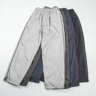 日单秋冬加绒运动裤 脚收口 加厚宽松直筒防风保暖松紧腰男女休闲裤