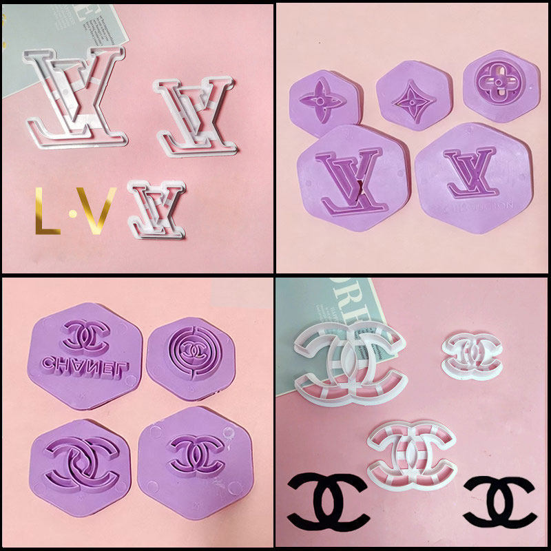 翻糖模具 奢侈 品 牌 白云 云朵 齿轮 切模 弹簧 干佩斯 蛋糕压模