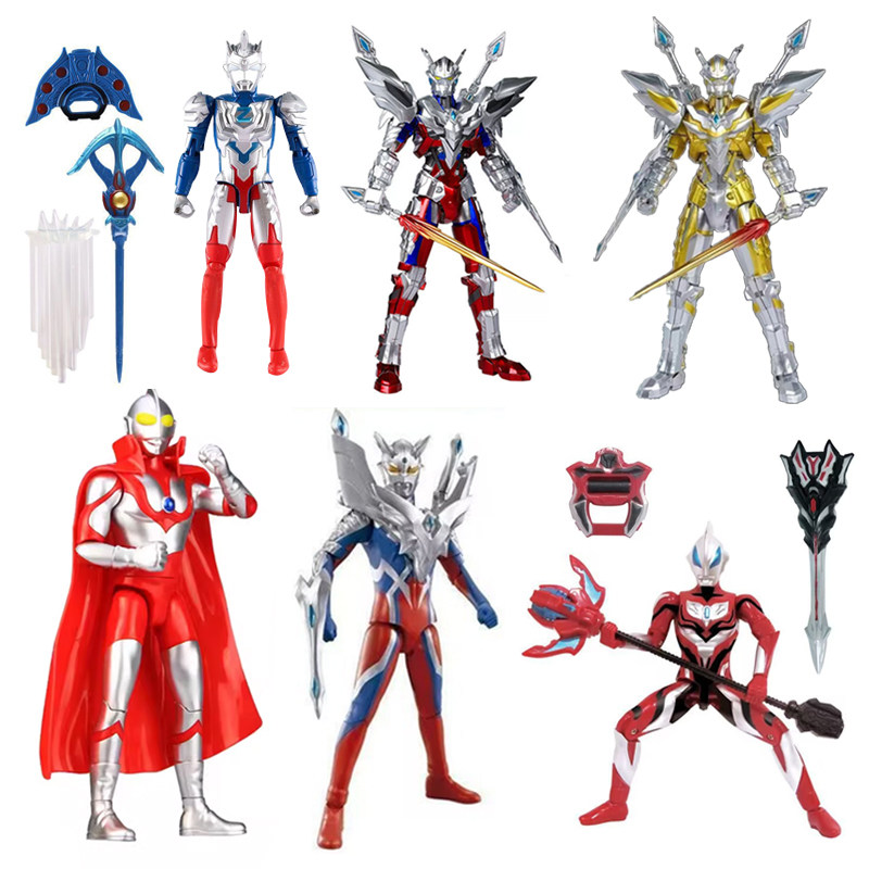 超级英雄 凹凸曼 终及赛洛 拿枪超人 初代奥特漫VS怪兽 蛋糕装饰