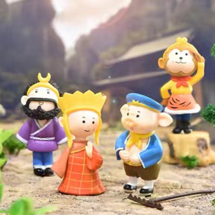 西游记小摆件玩偶全套  沙僧孙悟空唐僧猪八戒白龙马 人物模型