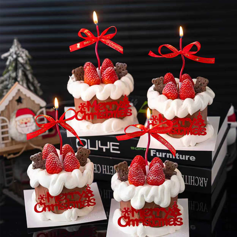 2026 圣诞节蛋糕装饰 圣诞树Merry Christmas节日派对 亚克力插牌