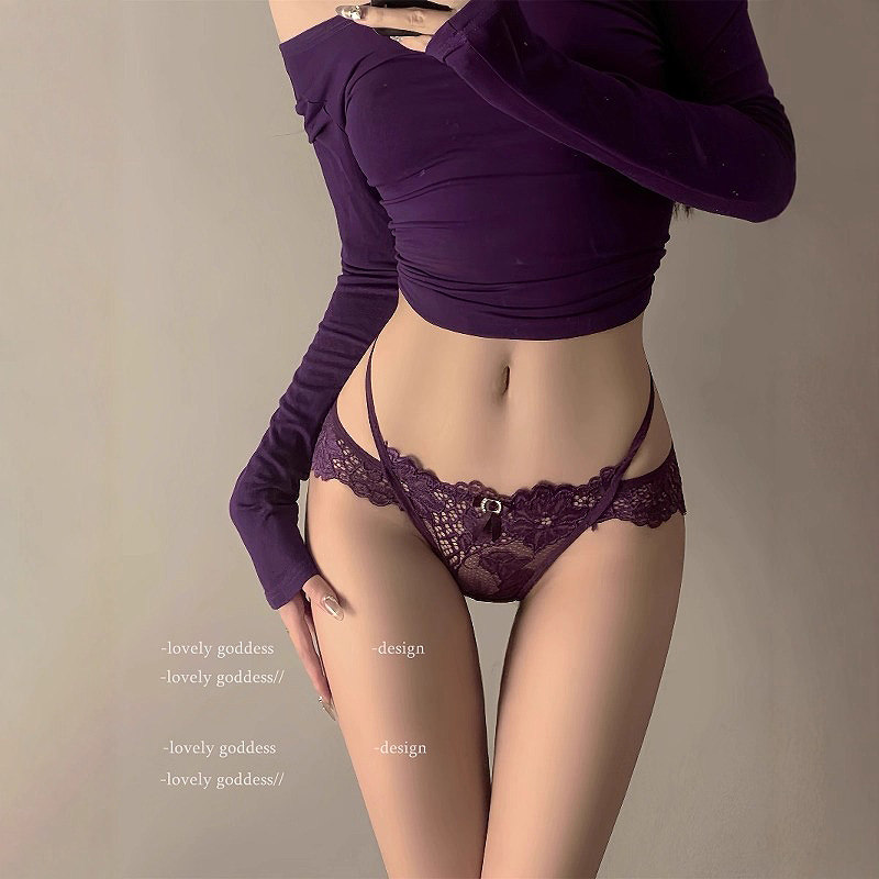 性感纯欲细带蝴蝶结镂空内裤 性感撩人~性感蕾丝花边好嗲好欲~,女士内衣/男士内衣/家居服,女三角裤,淘宝优惠券,粉丝福利购,淘宝优惠卷