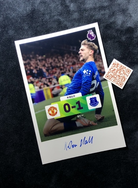 基尔南迪尤斯伯里霍尔 Kiernan Dewsbury-Hall 亲笔签名照片