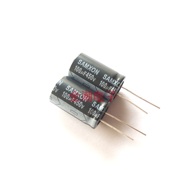 450V100UF 18X30 万裕三信 RT 高频长寿命 原包装 100UF 450V
