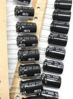 nichicon 35V1000UF 12.5X20 尼康 VZ系列 105度 排带 1000UF 35V