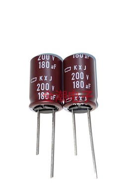 200V180UF 16X25 黑金刚 KXJ 原装进口  高频长寿命 180UF 200V