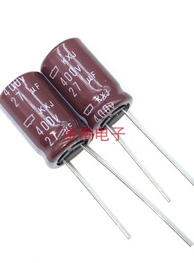400V27UF 黑金刚  KXJ系列 12.5X20 日本化工NCC 27UF 400V