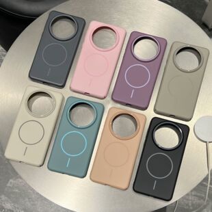 mate70 pro柔潤PC手機殼榮耀400硬殼nova14 11pro防摔pura80 適用華為 P70ultra磁吸保護套批發(fā)