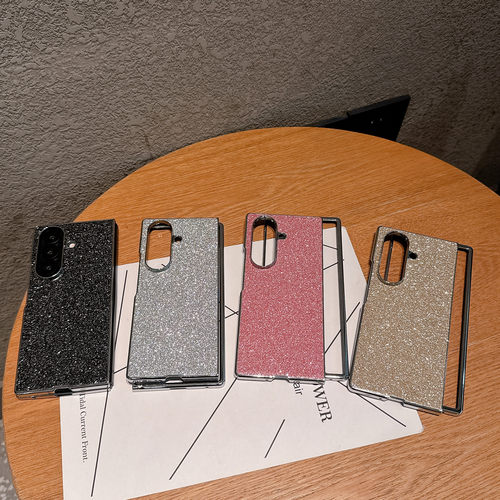 X6X5X3XT电镀闪粉折叠手机壳