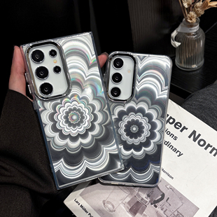 适用 三星 A12 A15 A17 A21S A22新款幻影花IMD手机壳Galaxy A57 A59 A53 A32 A26 A51 5G全包防摔保护套批发