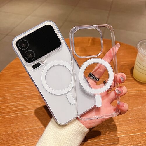 小米17Pro透明亚克力磁吸手机壳