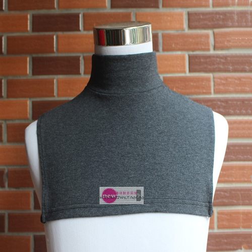 2021春季半高领假领子中领男女士