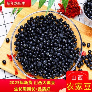 山西2023新大黑豆肾形黑豆醋泡大黑豆农家自种可发豆芽杂粮2斤装