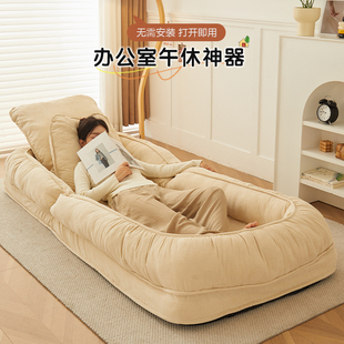 折叠床单人床午休午睡神器不占空间的床工地工人宿舍床懒人沙发床