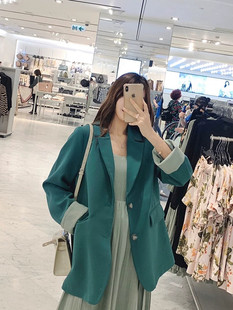 时尚 胖mm小西服显白显瘦两件套200斤套装 大码 小清新 自制款