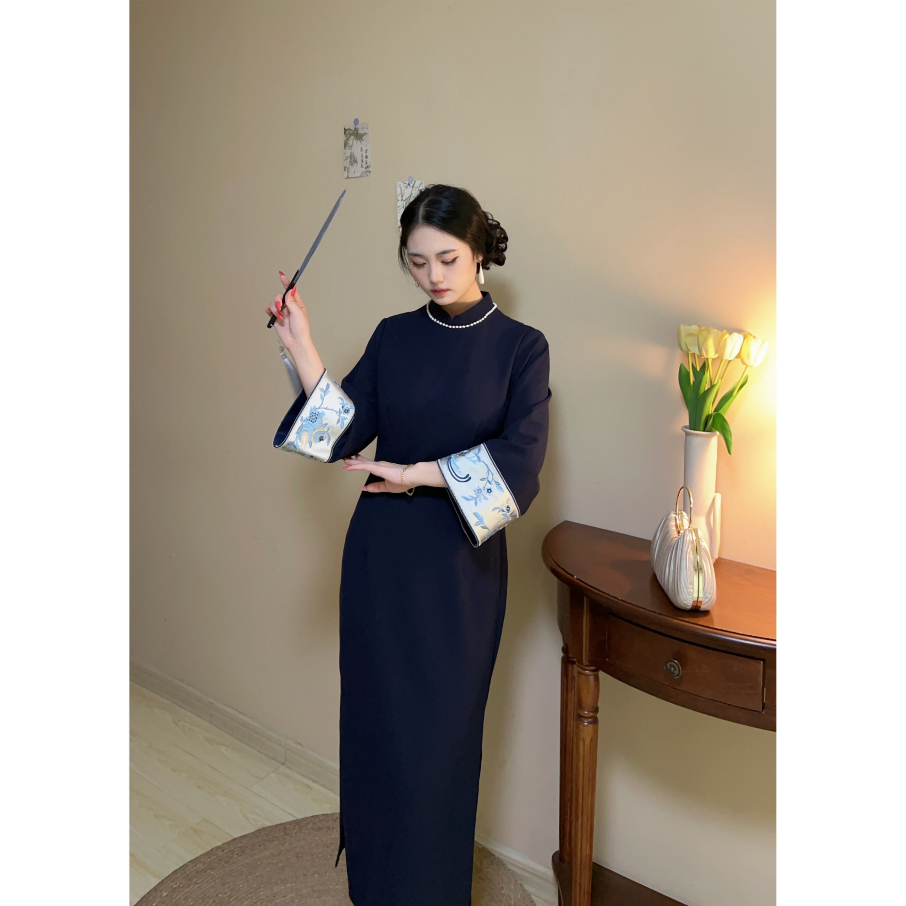 遇见大码民国风显瘦新中式旗袍