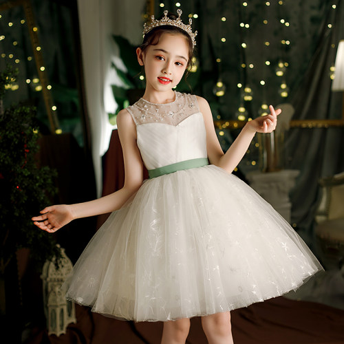 女童礼服生日公主裙纱裙婚礼花童
