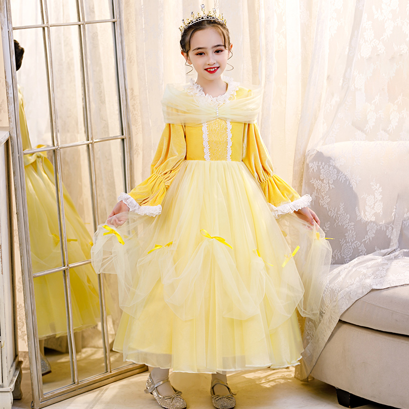 女童贝儿公主裙秋冬款