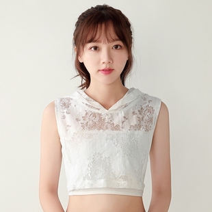 新款薄蕾丝连帽子假领子百搭女假领春秋冬夏季高档内搭配毛衣卫衣