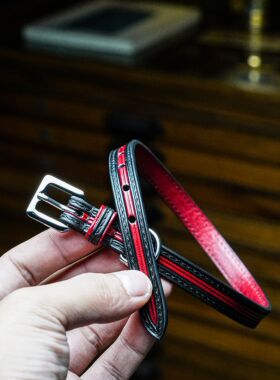 手工进口真皮牛皮choker项圈颈圈定制制作luling