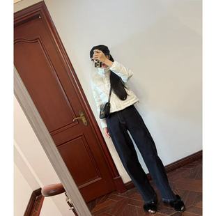 现货~ 实际库存！上身超乖~mc本白色白鹅绒羽绒服外套女