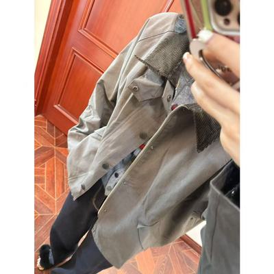 MCHIC | 英国老钱~Bar*经典款Os Transport油蜡夹克外套 张子枫