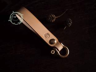 手工定制牛皮个性汽车钥匙扣钥匙腕带钥匙圈