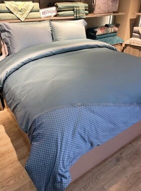 梦洁正品100支轻奢新疆长绒棉纯棉绣花四件套专柜同款 非凡之路