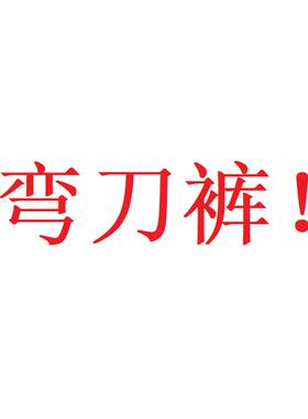 03/03W品牌！配腰带2025加厚高腰两侧破骨线拼接弯刀裤8505/2075