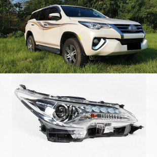 适用于丰田fortuner 2016款SUV高配大灯总成穿越者前照明灯车头灯