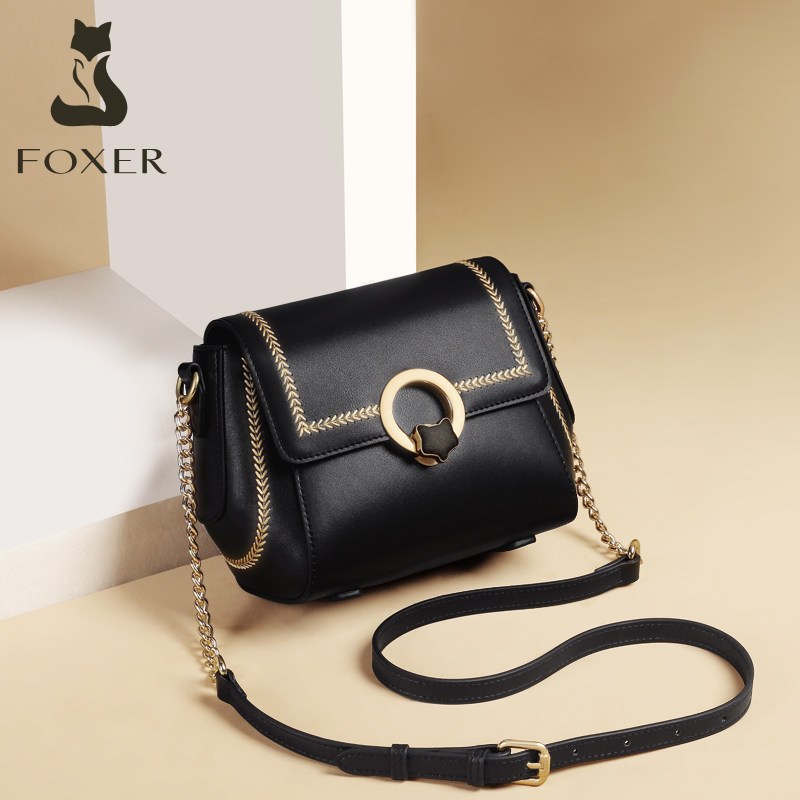金狐狸高级感质感小包包女2020新款流行斜跨单肩洋气百搭斜挎包潮