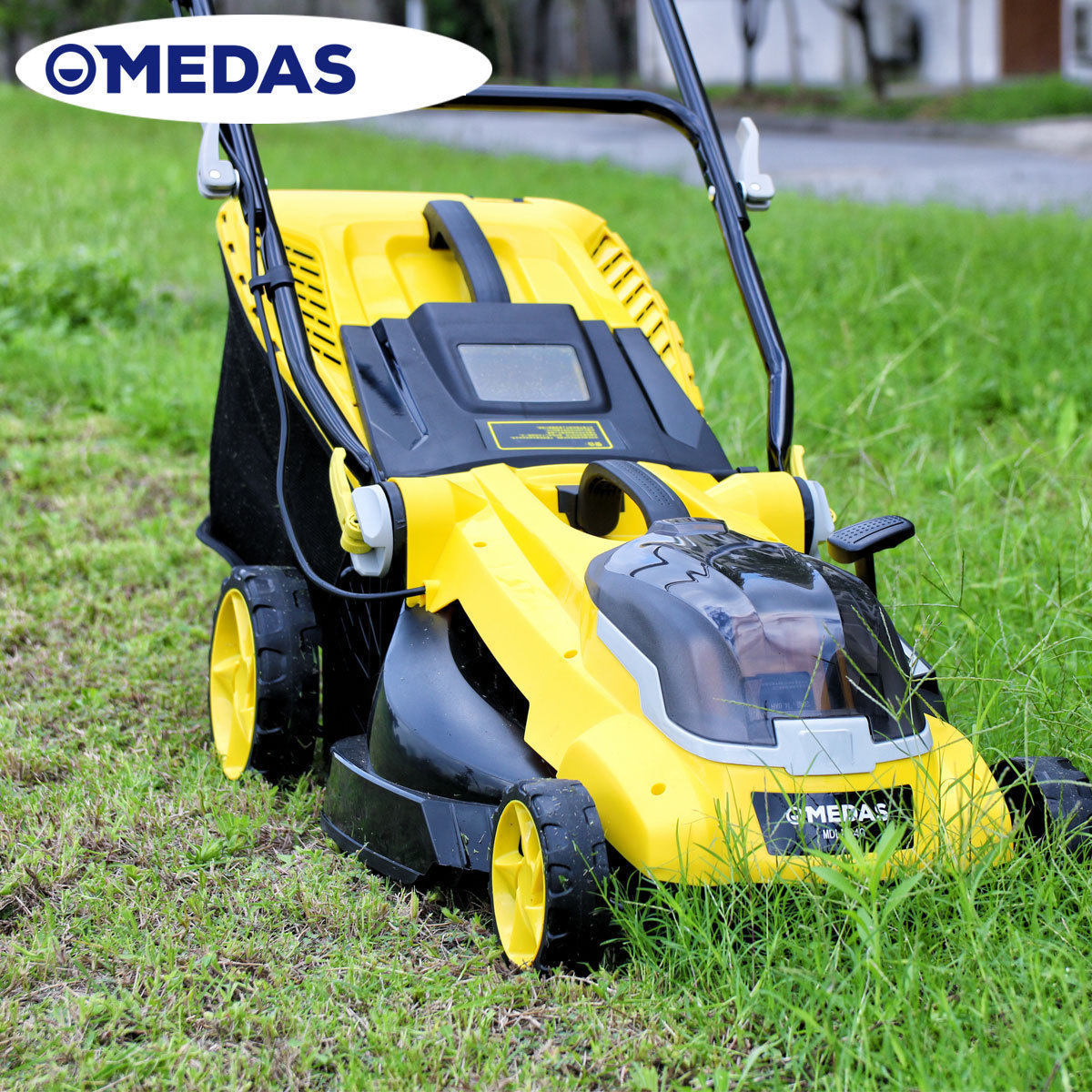 园林手推式草坪修剪机割草除草机高尔夫草地家用锂电池充电式电动