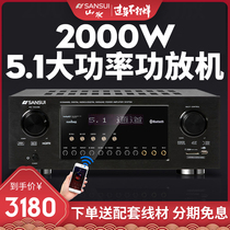 Shanshui dm-10a Bluetooth power amplifier home digital hifi high power constant resistance professional power amplifier 5.1 channel