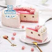 约翰丹尼新品 白桃乌龙慕斯蛋糕咖啡馆甜品店蛋糕房民宿酒店下午茶