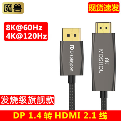 魔兽DP转HDMI显卡接电视4K120Hz